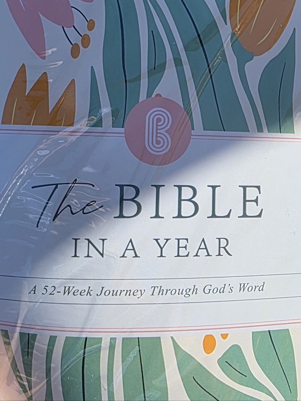 The Bible in a Year Spiral Journal - Floral Cover
